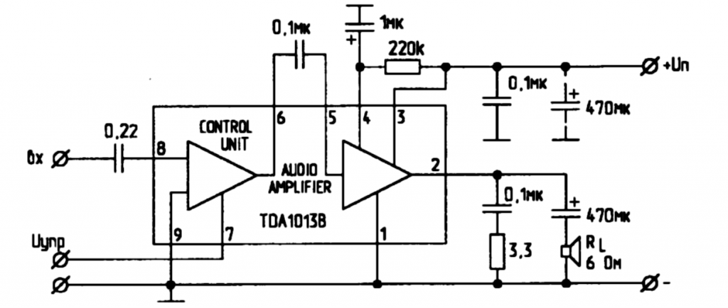 Tda1013b схема усилителя