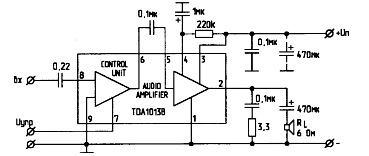 Tda1013b схема включения в телевизоре