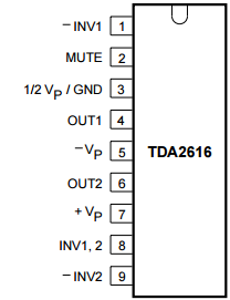 Tda2616 усилитель схема и печатная плата