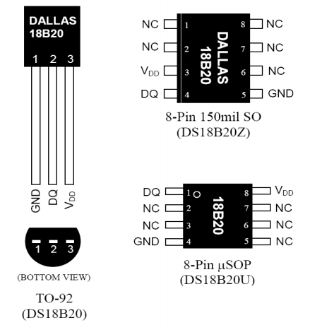 Термометр на DS18B20 и PIC16FA