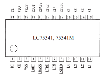 Lc75341 схема включения