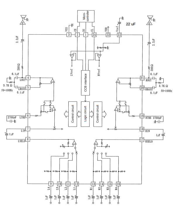 Circuit Intégré Sanyo LC75341 Neuf - Puce électronique Originale Pour Réparation Audio/vidéo