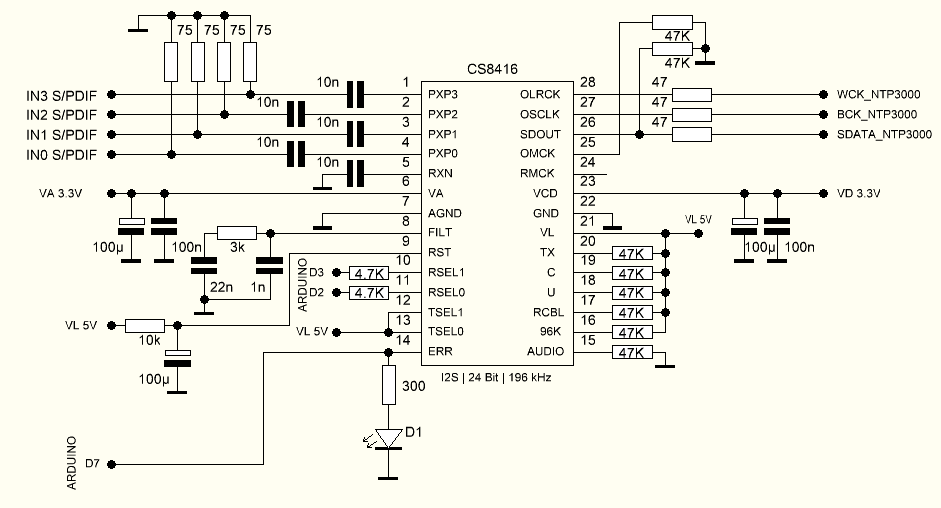 Ntp7513 схема включения